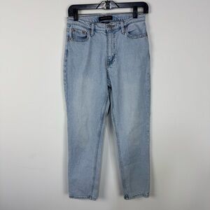 Aeropostale Light Wash Mom Jeans High Rise Denim Summer